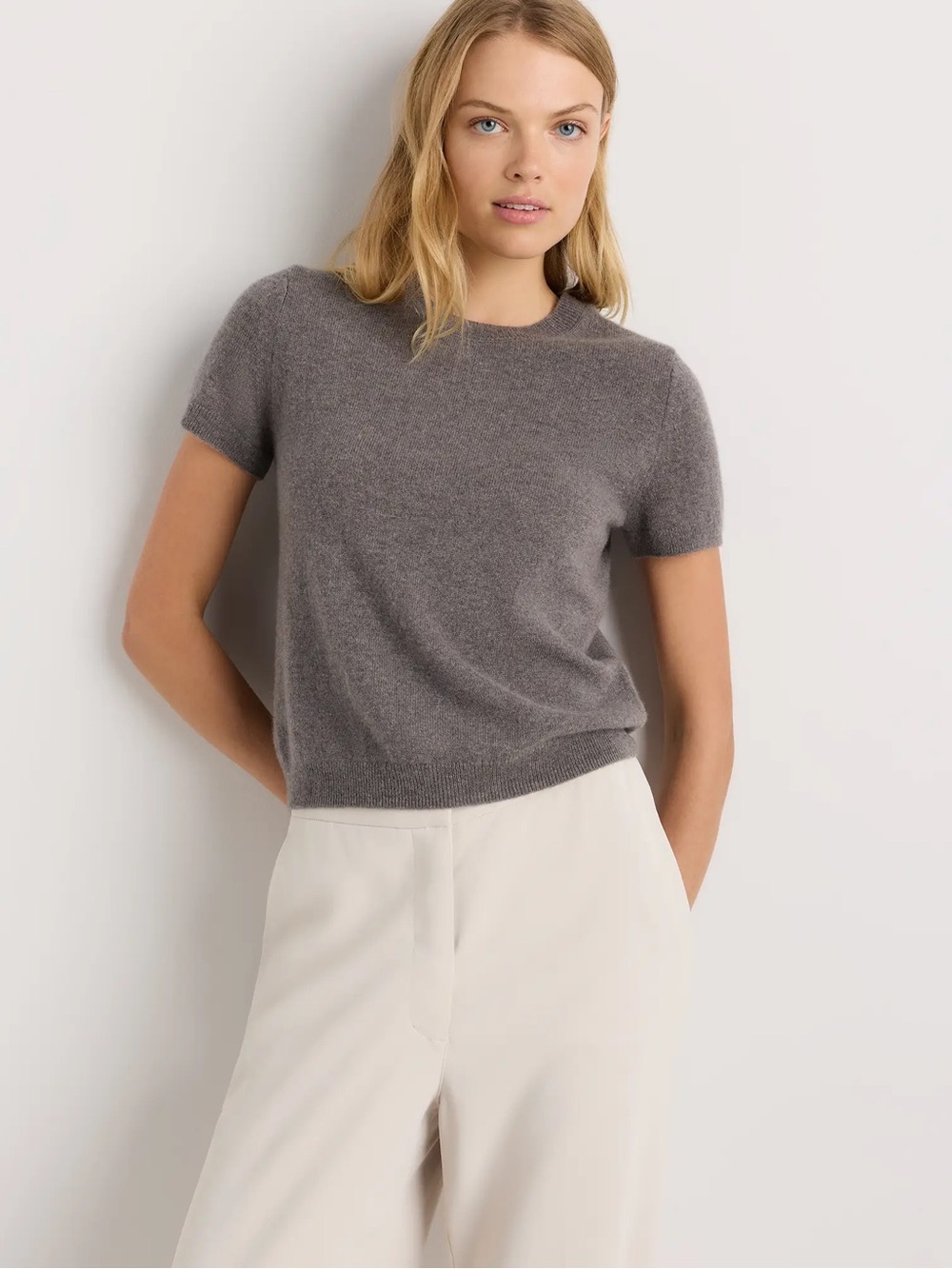 Quince Mongolian Cashmere Tee